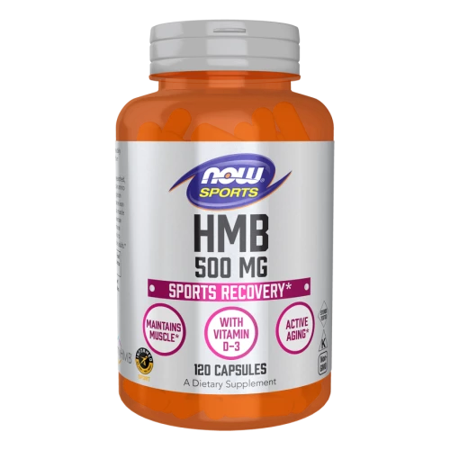 NOW - HMB 500 mg - 120 kapsułek